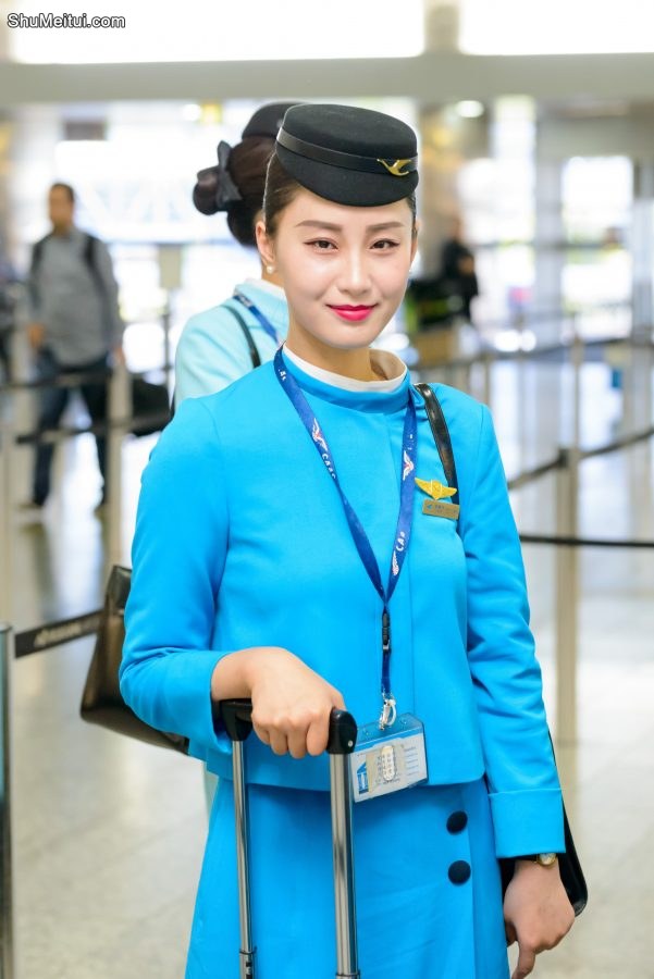 漂亮性感的韩国美妇空姐，大家看看俊不俊[第2张/共5张]